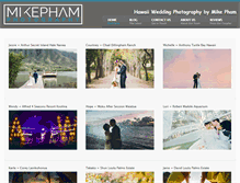 Tablet Screenshot of mikephamphotography.com